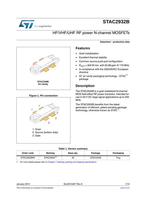 stpower n-channel mosfets 20 v to 30 v pdf